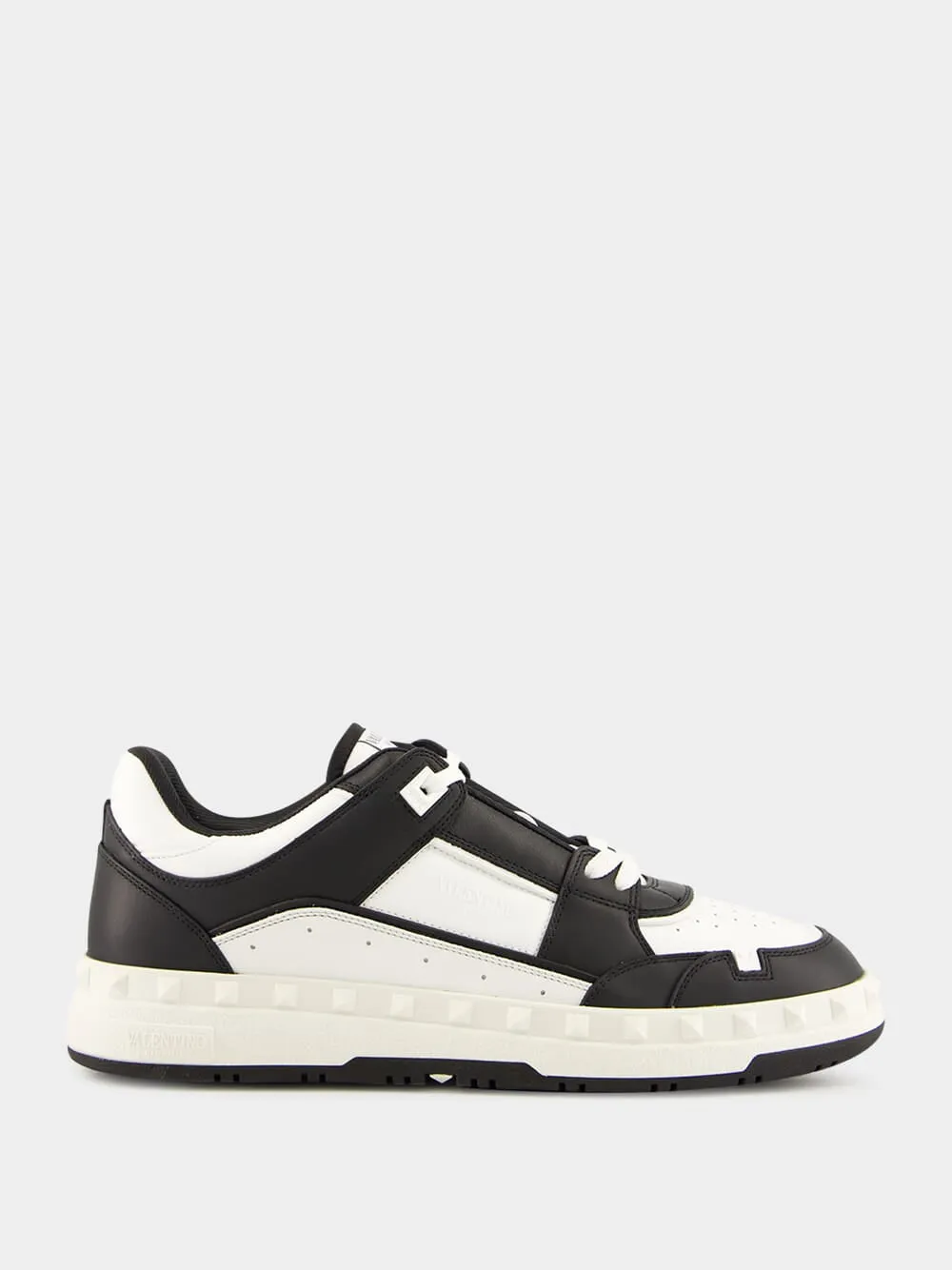 Black Freedots Calfskin Low-Top Sneaker sold by Fashion Clinic