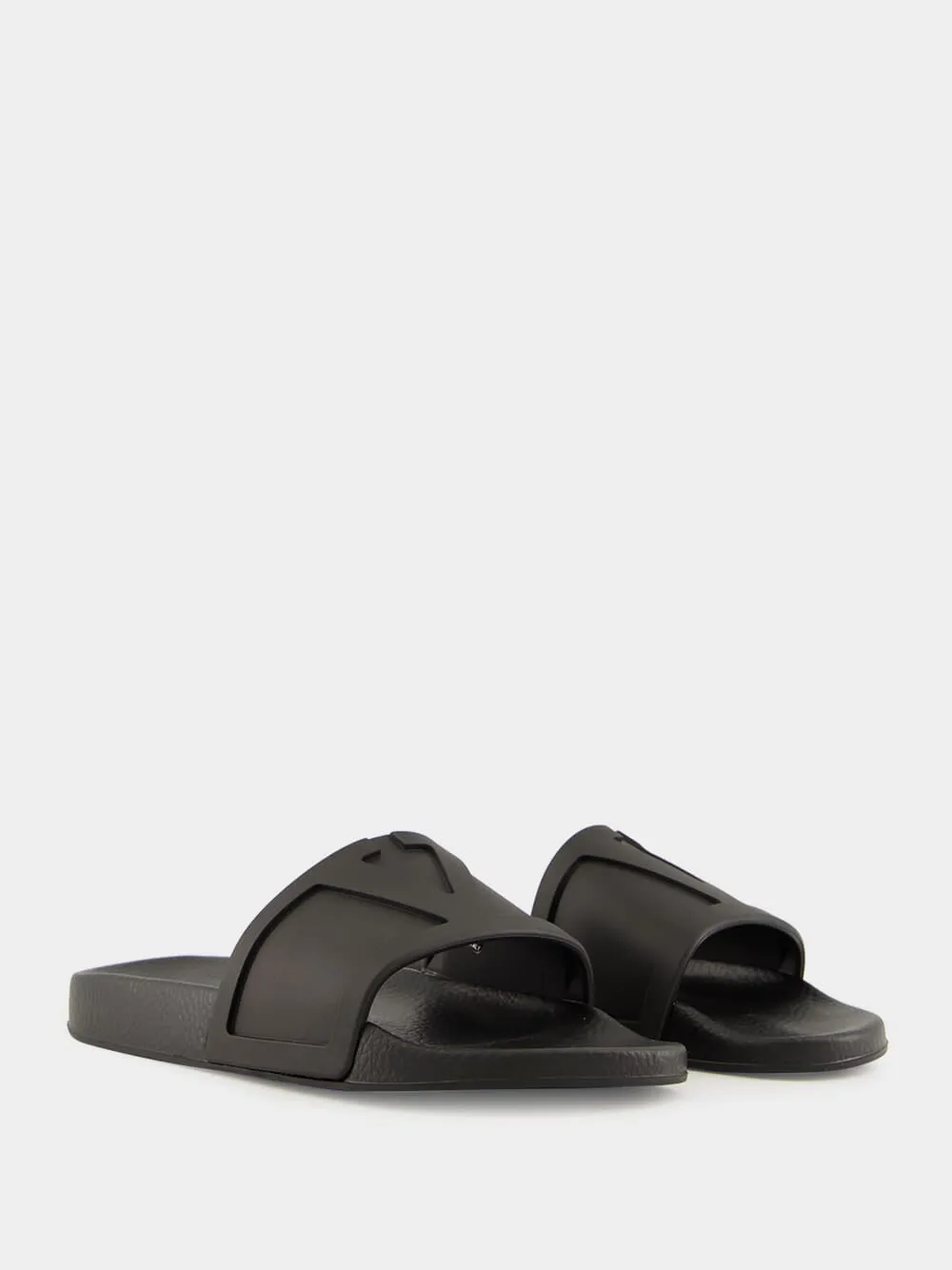 Black Vlogo Poolside Slides sold by Fashion Clinic product image thumbnail 3