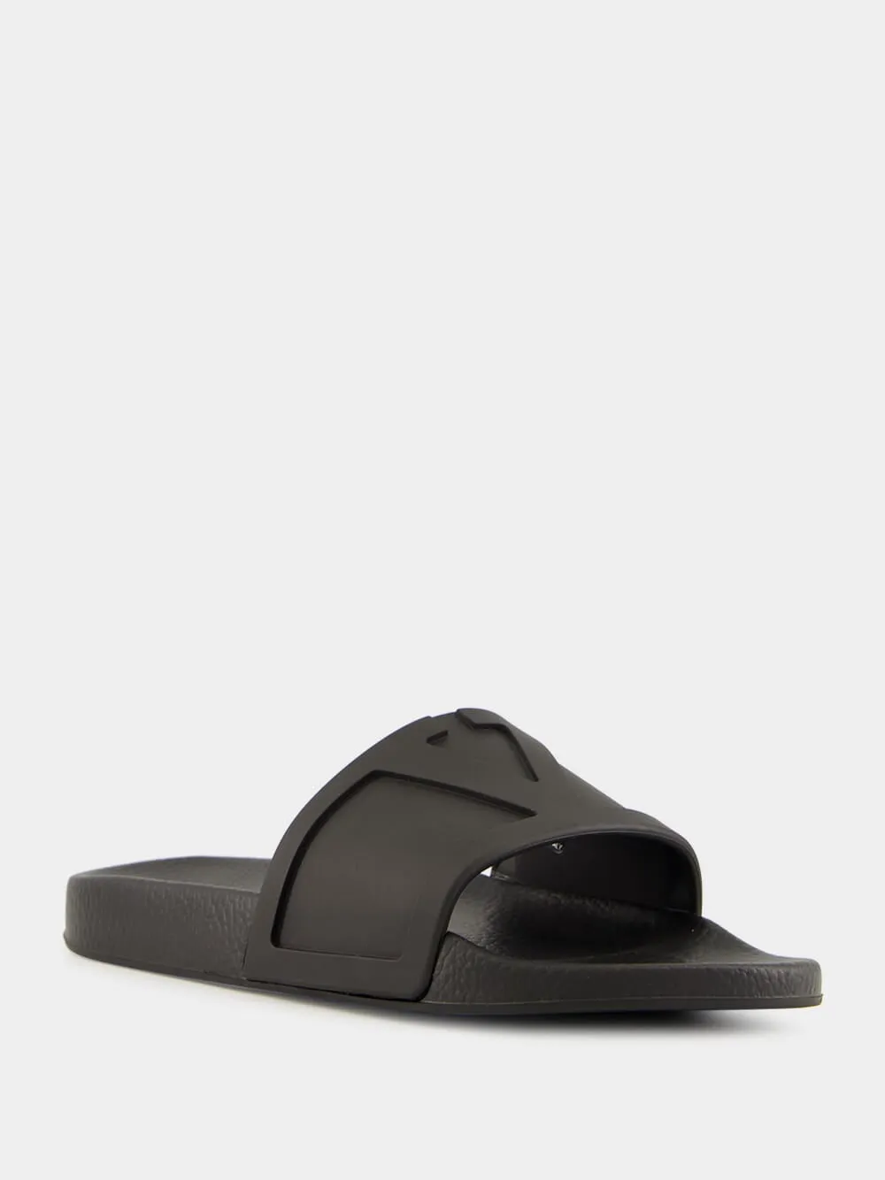 Black Vlogo Poolside Slides sold by Fashion Clinic product image thumbnail 2