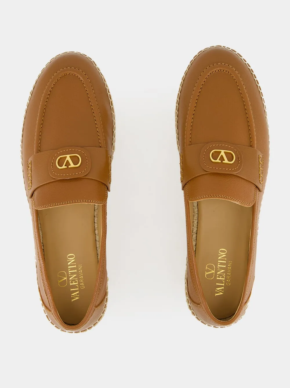 Brown Leather Palm Avenue Espadrilles sold by Fashion Clinic product image thumbnail 4