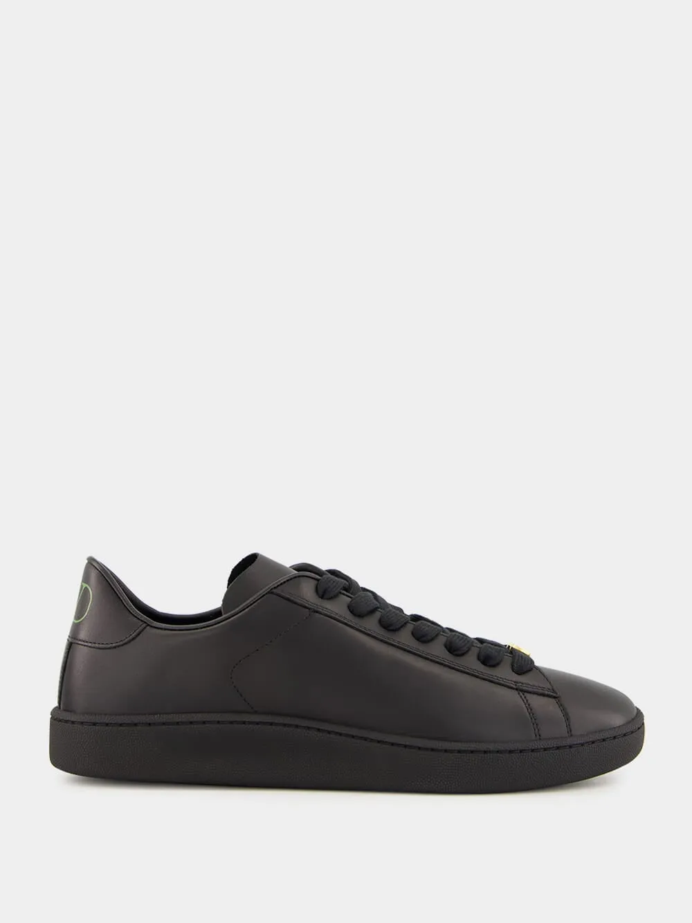 Black Royco Trainer in Nappa Calfskin sold by Fashion Clinic