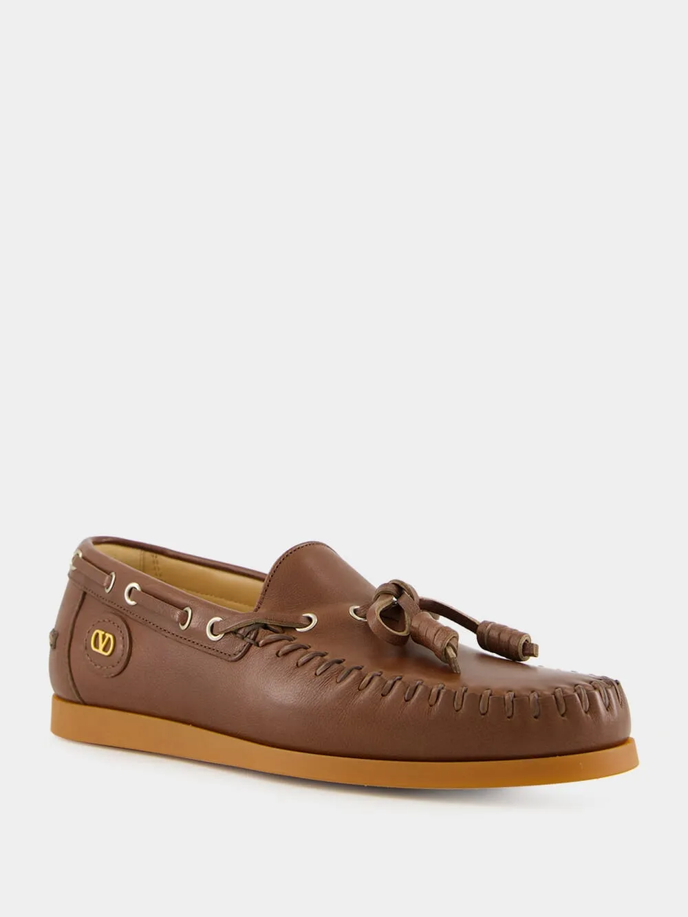 Bark Brown Palm Avenue Boat Shoes sold by Fashion Clinic product image thumbnail 2