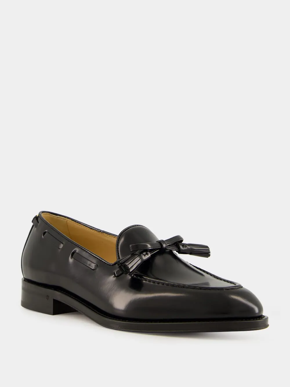 Black Bowshire Calfskin Loafers sold by Fashion Clinic product image thumbnail 3