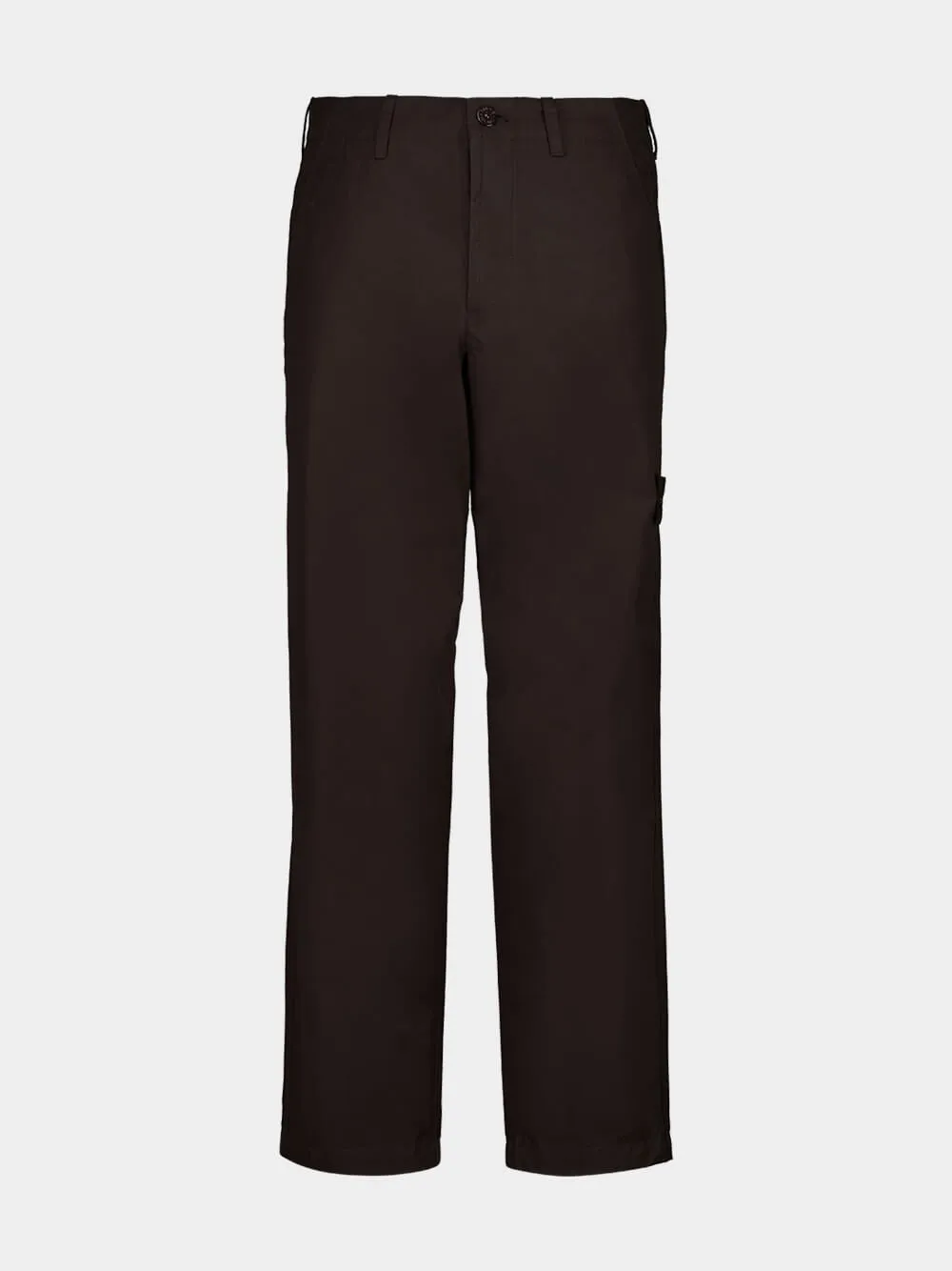 Dark Brown Ghost Weatherproof Canvas Chinos sold by Fashion Clinic