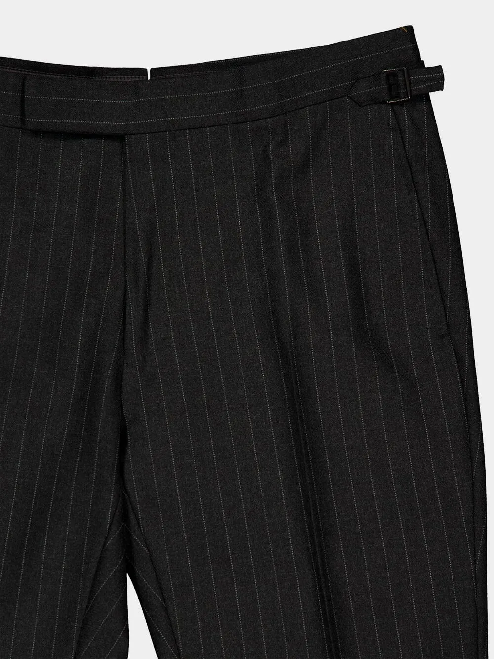 Dark Grey Classic Wool Pants sold by Fashion Clinic product image thumbnail 3
