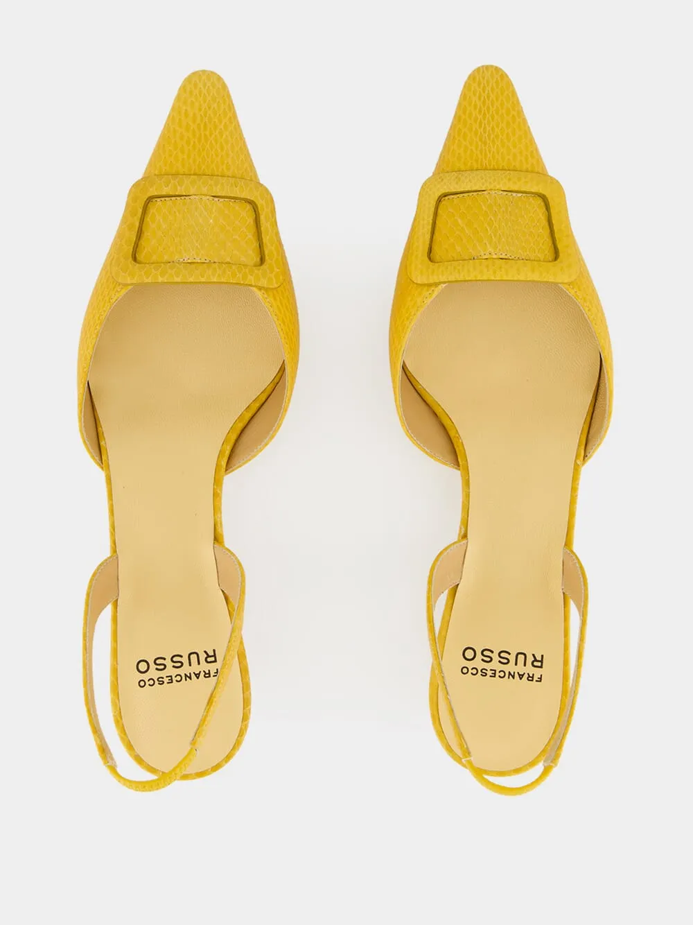 Honey Kitten Heels Chalk Watersnake Leather sold by Fashion Clinic product image thumbnail 4