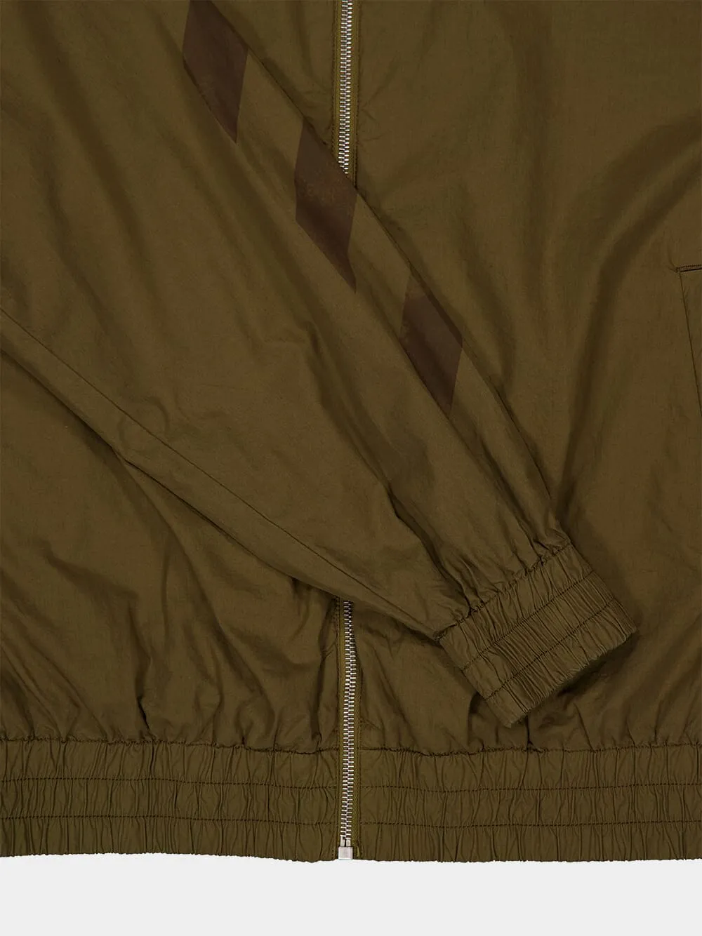 Army Green Diag Track Jacket sold by Fashion Clinic product image thumbnail 4