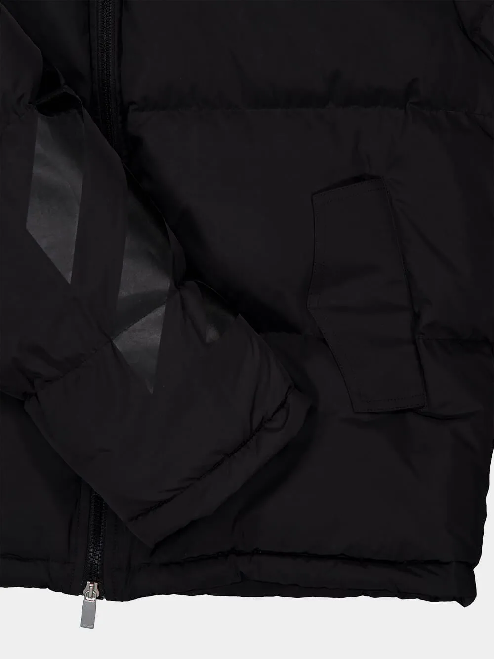 Black Padded Diag Arrow Down Jacket sold by Fashion Clinic product image thumbnail 4