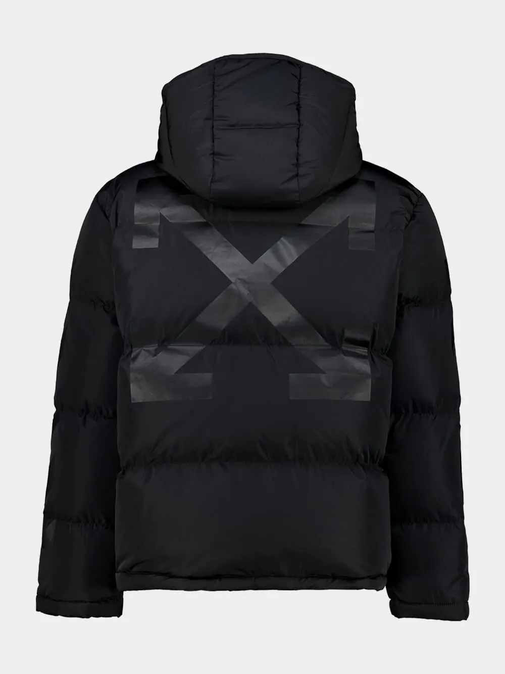 Black Padded Diag Arrow Down Jacket sold by Fashion Clinic product image thumbnail 2