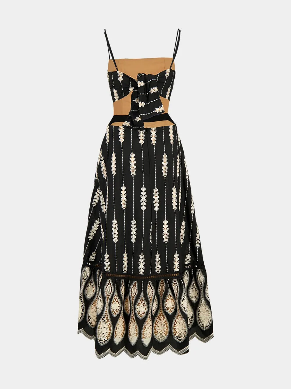 Black Nostalgica Midi Dress sold by Fashion Clinic product image thumbnail 3