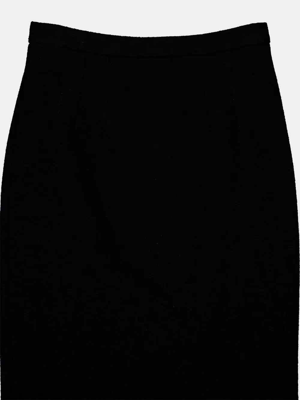 Black Wool Pencil Skirt sold by Fashion Clinic product image thumbnail 3