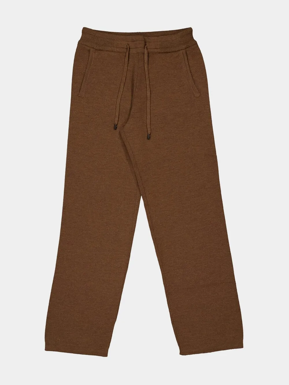 Light Brown Wool Trousers sold by Fashion Clinic product image thumbnail 4