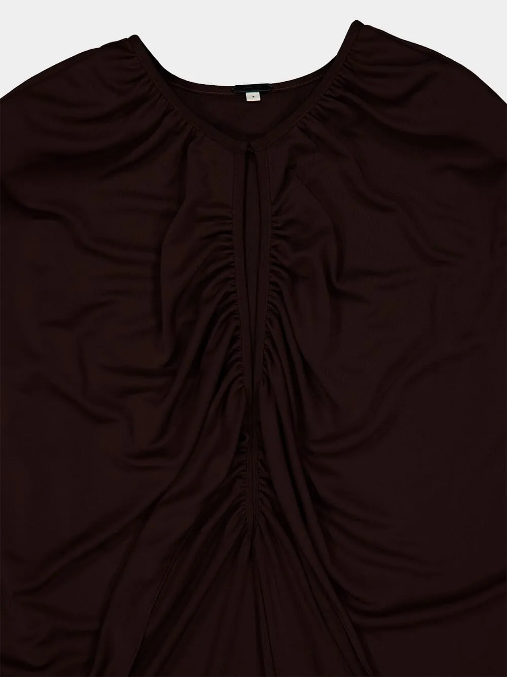 Chocolate Silent Solstice Midi Dress sold by Fashion Clinic product image thumbnail 5