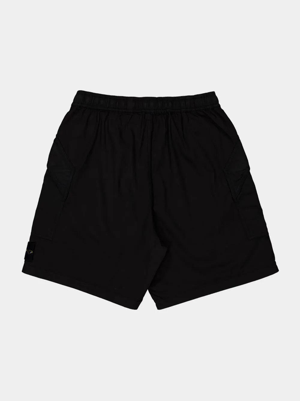 Black Regular-Fit Cotton Bermuda Shorts sold by Fashion Clinic product image thumbnail 5