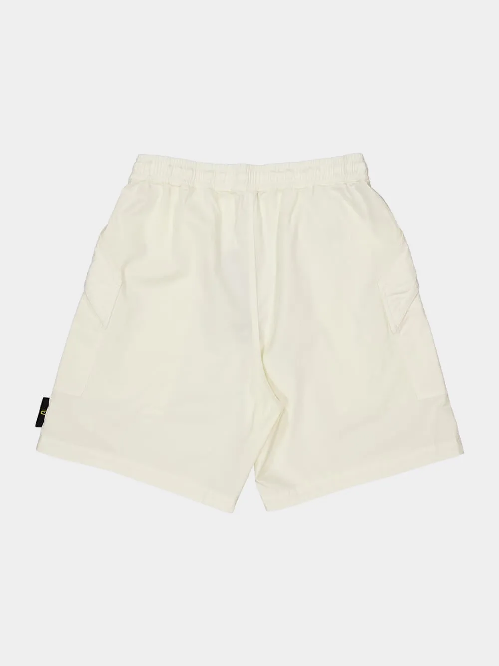 Ivory Regular-Fit Cotton Bermuda Shorts sold by Fashion Clinic product image thumbnail 5
