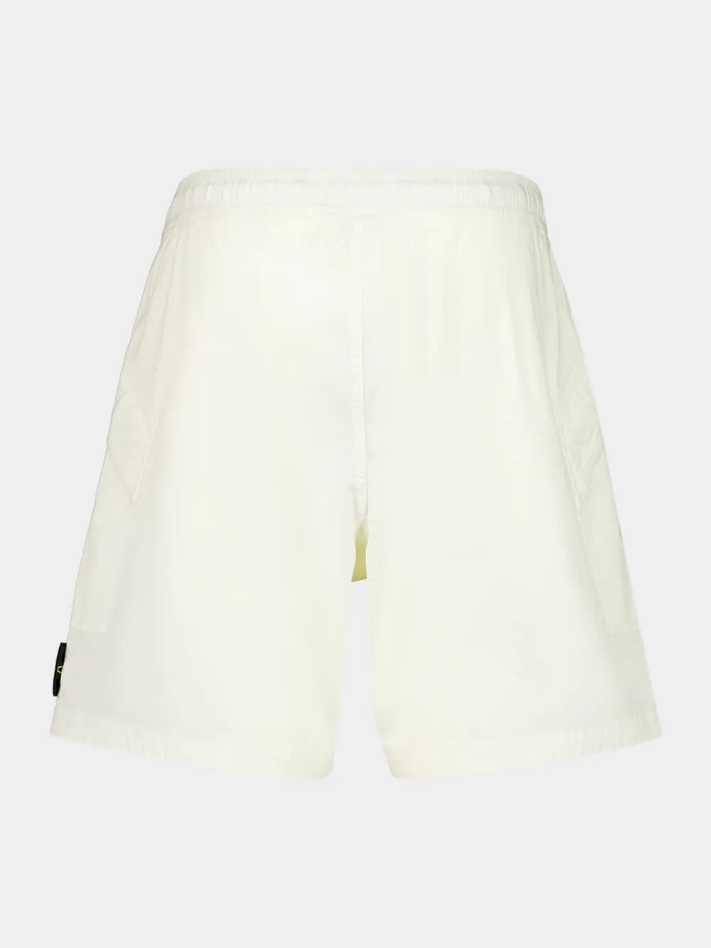 Ivory Regular-Fit Cotton Bermuda Shorts sold by Fashion Clinic product image thumbnail 2