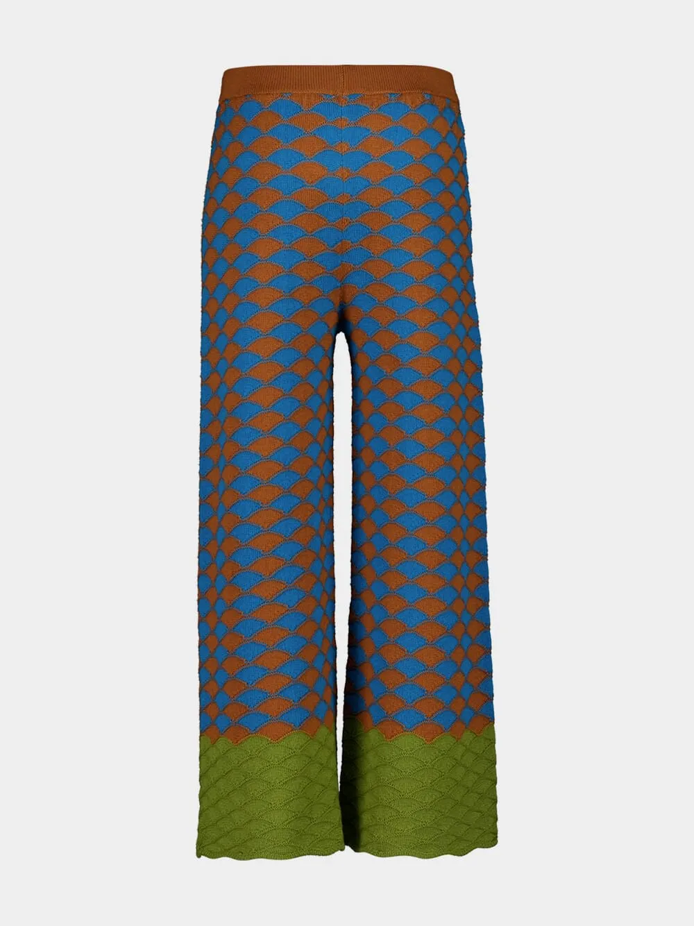 Multicolour Lounge Print Wool Trousers sold by Fashion Clinic product image thumbnail 2