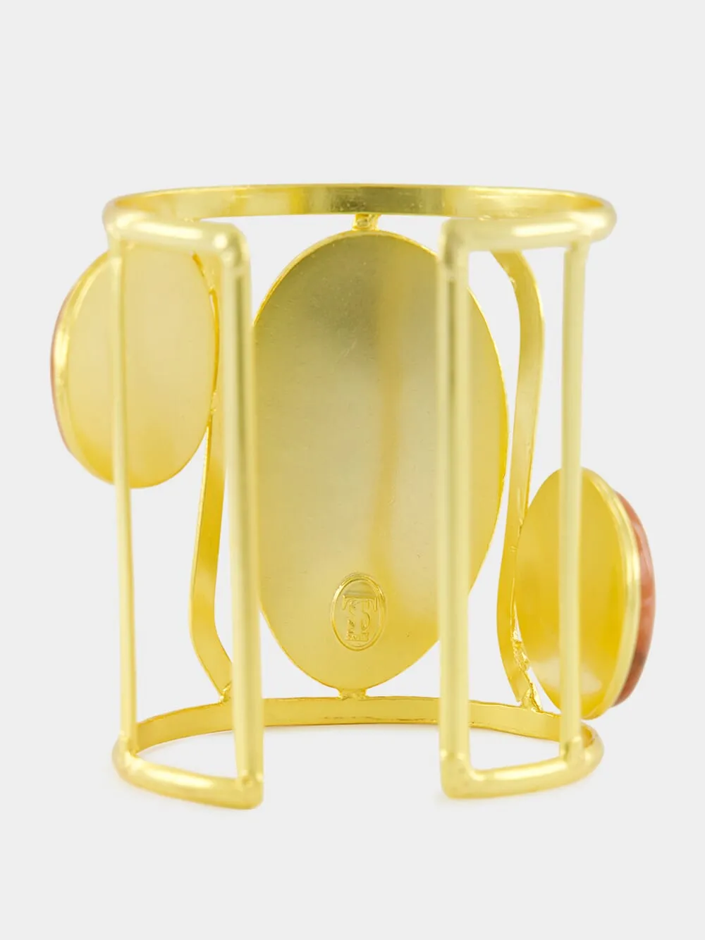 Dakota II Cuff with Agate and Jasper sold by Fashion Clinic product image thumbnail 4