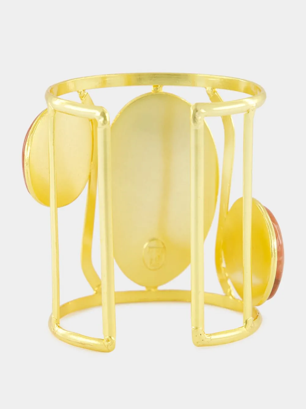 Dakota II Cuff with Agate and Jasper sold by Fashion Clinic product image thumbnail 2