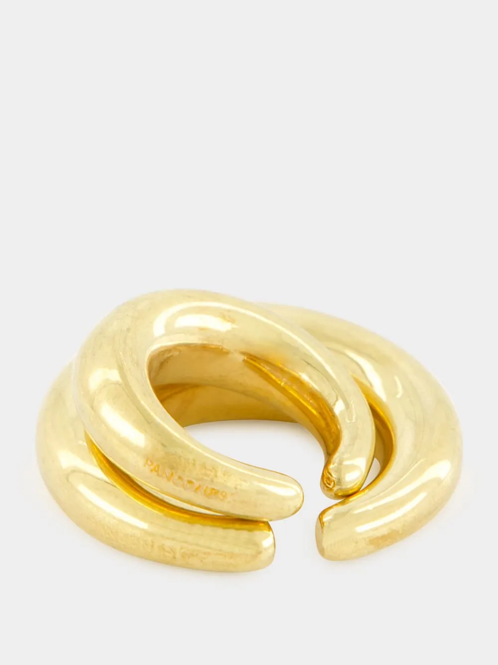 Blow Up Gold Sculptural Cuff Earring sold by Fashion Clinic product image thumbnail 4
