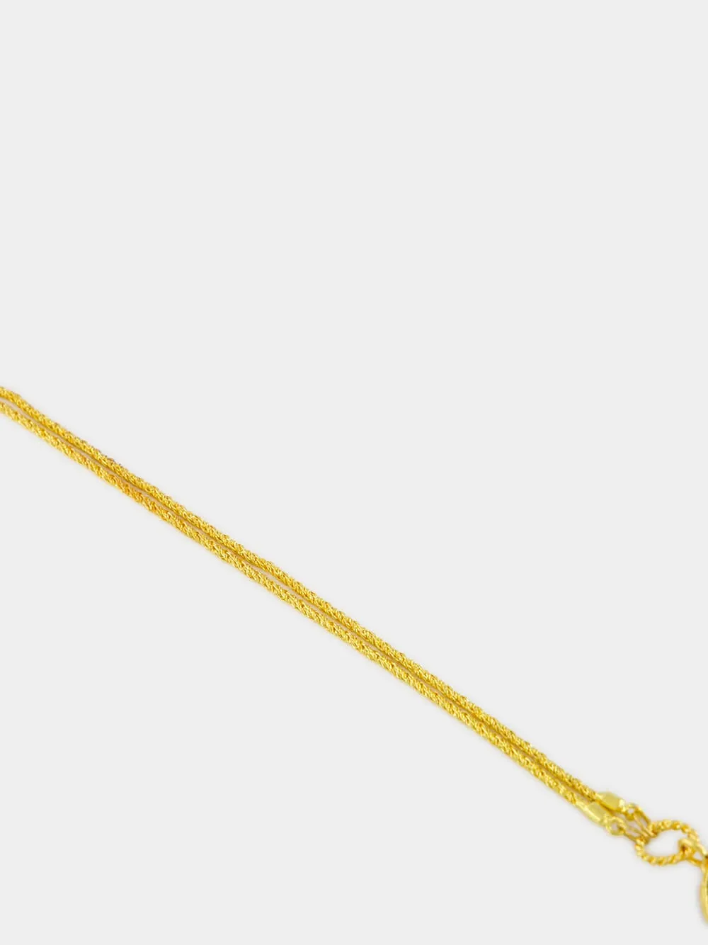 Talisman Gold Necklace with Malachite sold by Fashion Clinic product image thumbnail 3