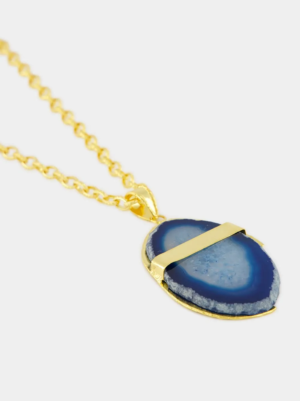 Spellbound Necklace with Blue Agate sold by Fashion Clinic product image thumbnail 4