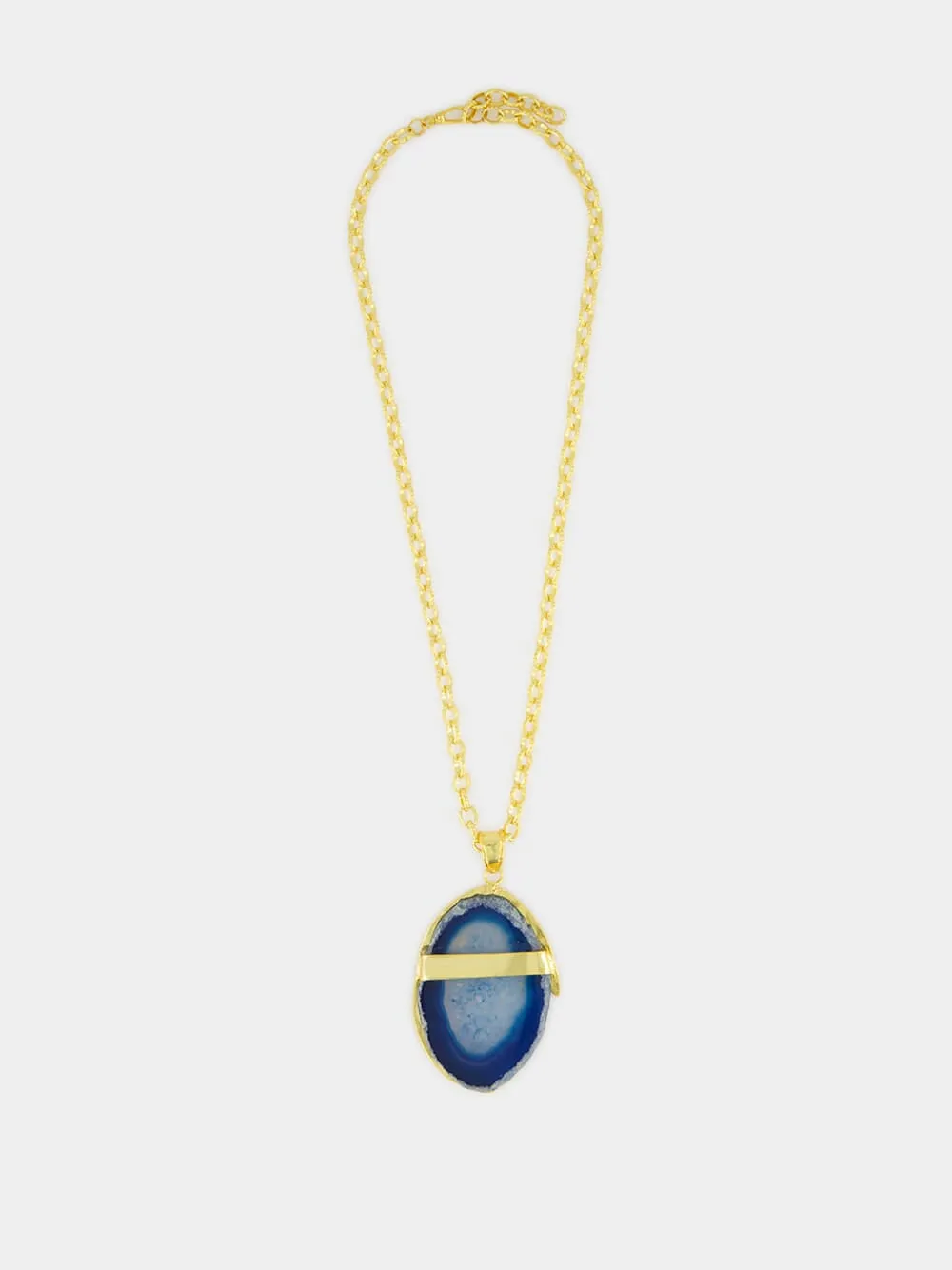 Spellbound Necklace with Blue Agate sold by Fashion Clinic product image thumbnail 2