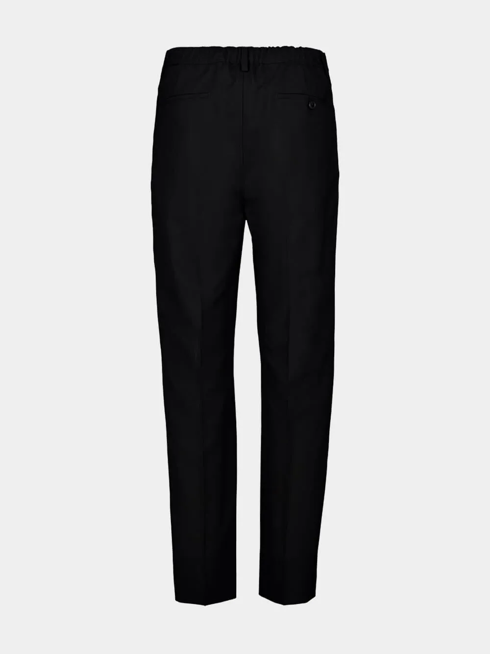 Black Wool Tailored Trousers sold by Fashion Clinic product image thumbnail 2