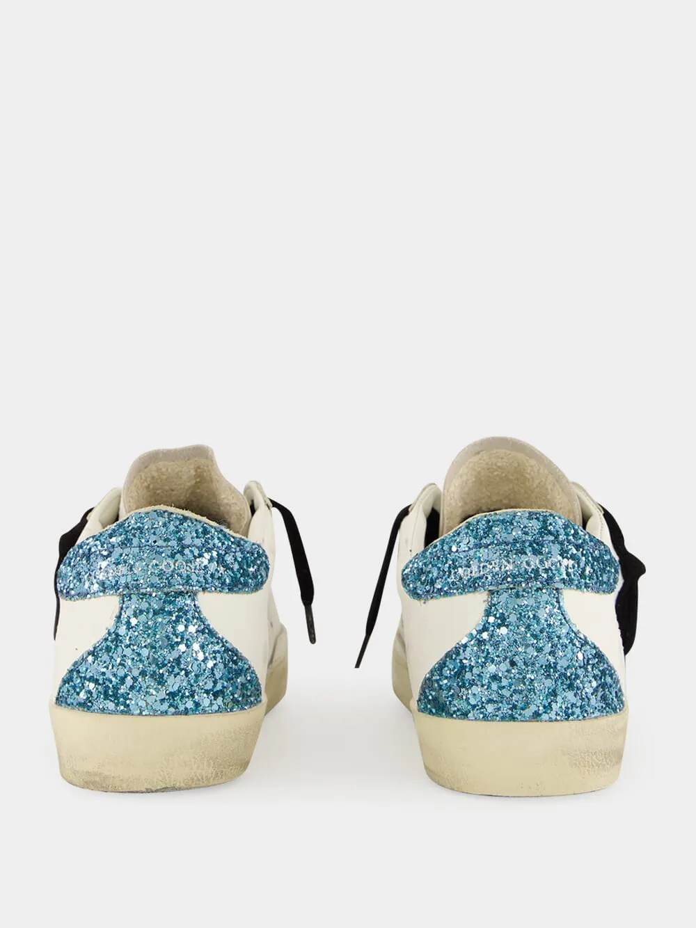 Super-Star Sneakers with Glitter and Suede sold by Fashion Clinic product image thumbnail 5