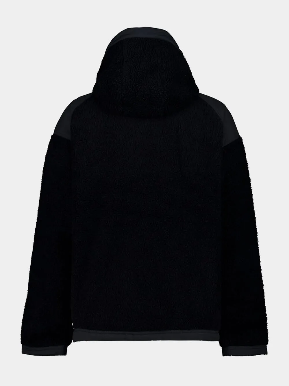 Black Reversible Alberni Bomber Jacket in Fleece sold by Fashion Clinic product image thumbnail 4