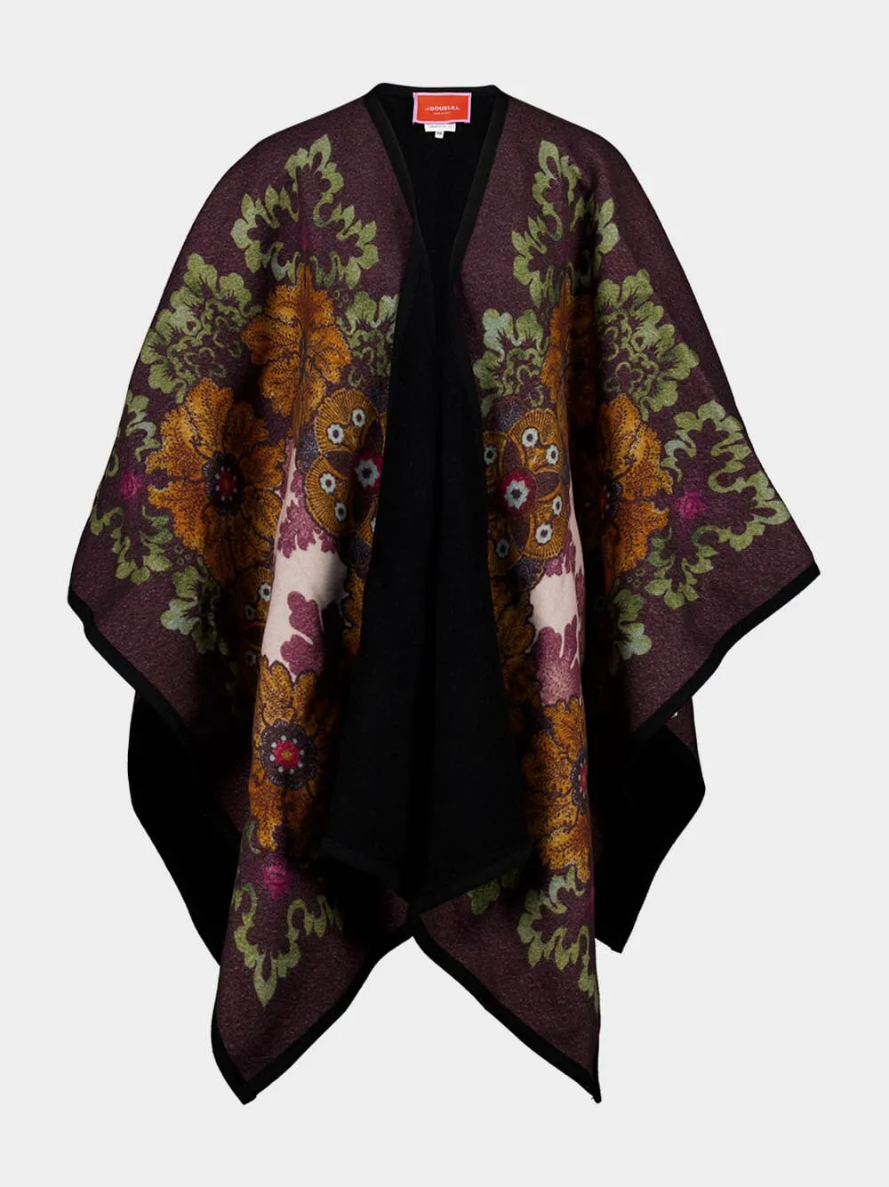 Bounty Placée Poncho in Virgin Baize Wool sold by Fashion Clinic