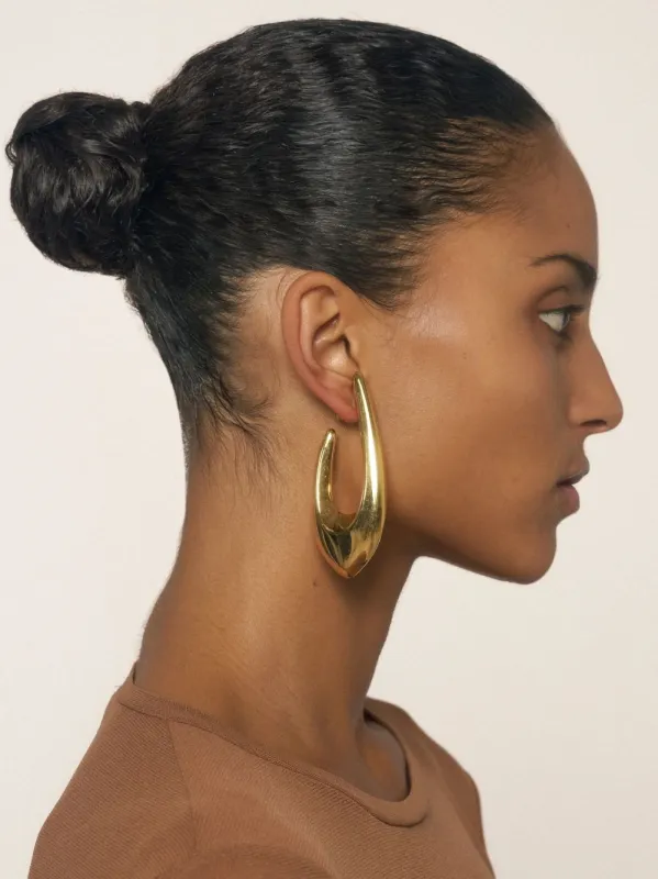 Gold Spada Drop Earrings sold by Fashion Clinic