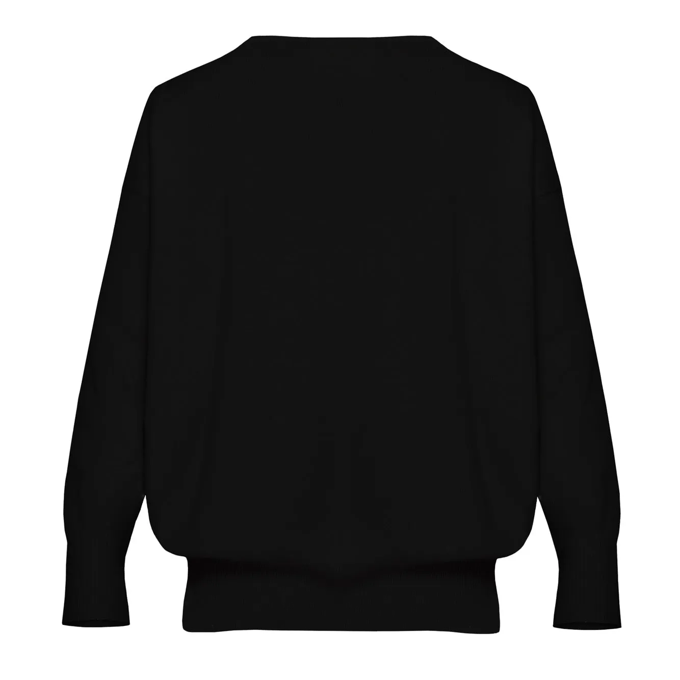 V-Neck Black Cashmere Sweater sold by Fashion Clinic product image thumbnail 2