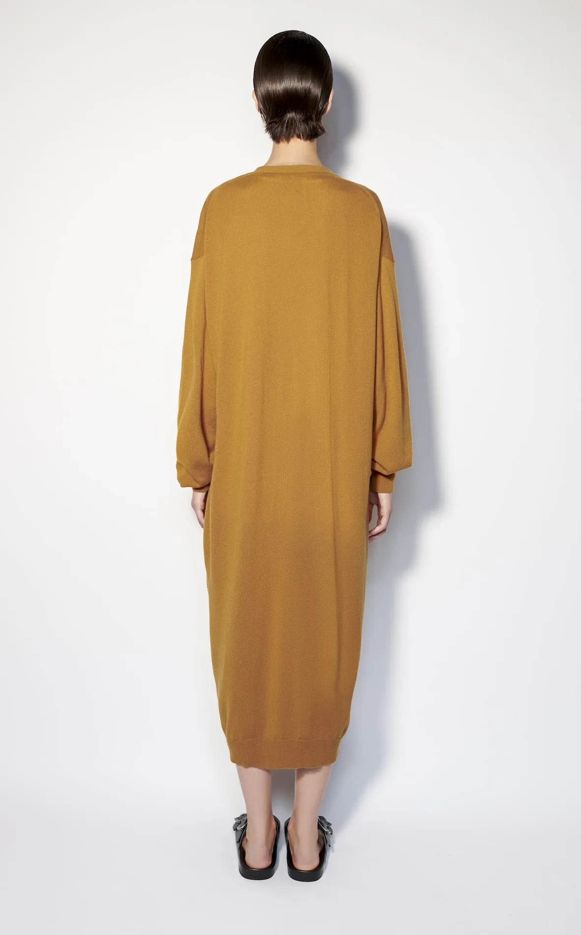 Long Mustard Cashmere Cardigan sold by Fashion Clinic product image thumbnail 4