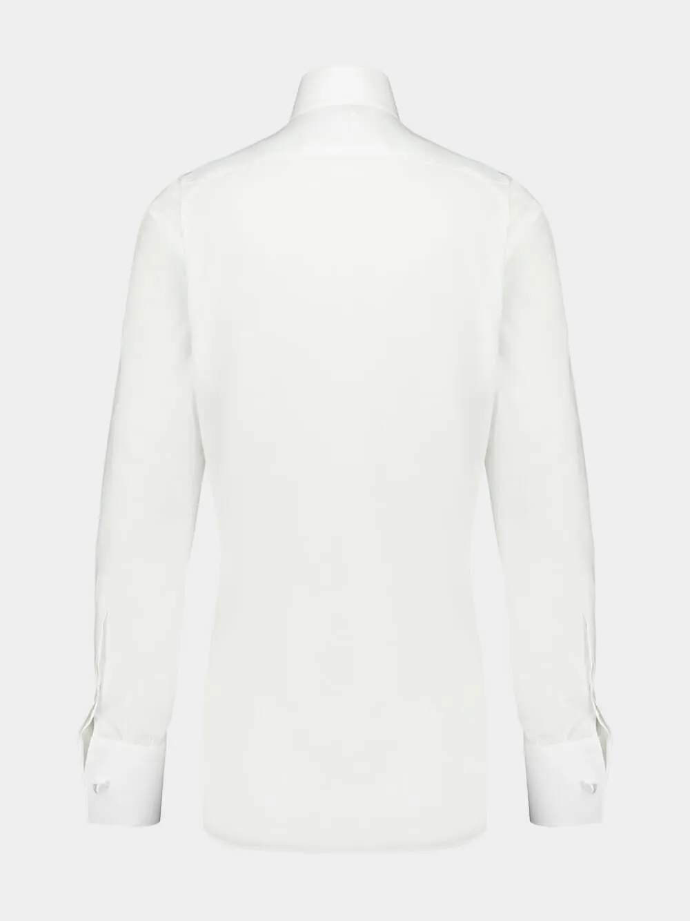 White Cotton Voile Shirt sold by Fashion Clinic product image thumbnail 4