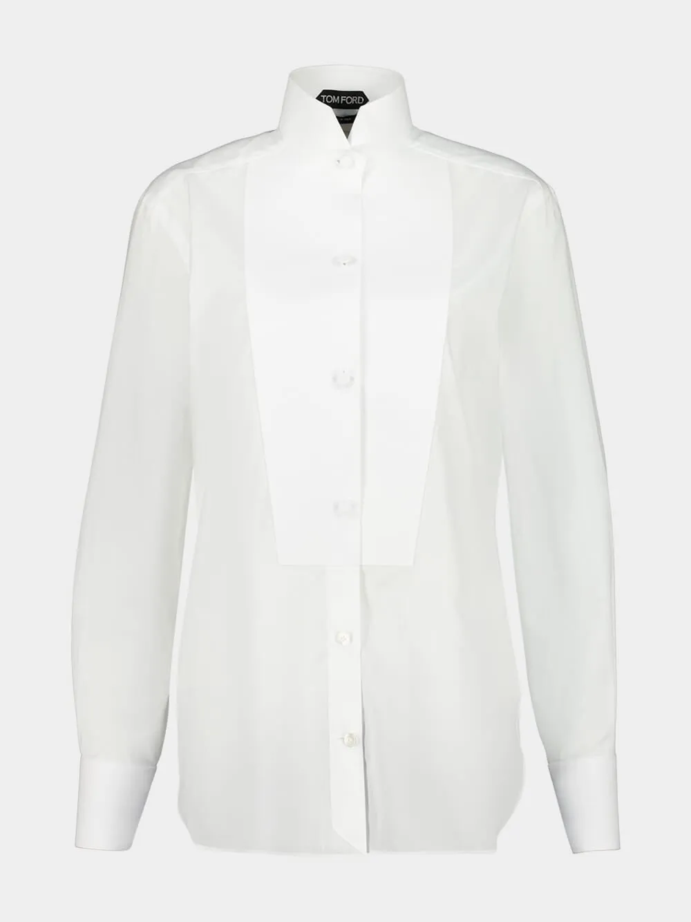White Cotton Voile Shirt sold by Fashion Clinic product image thumbnail 2