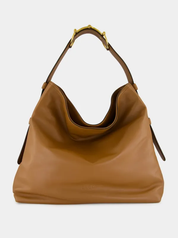 Brown Leather Large Tote Bag sold by Fashion Clinic