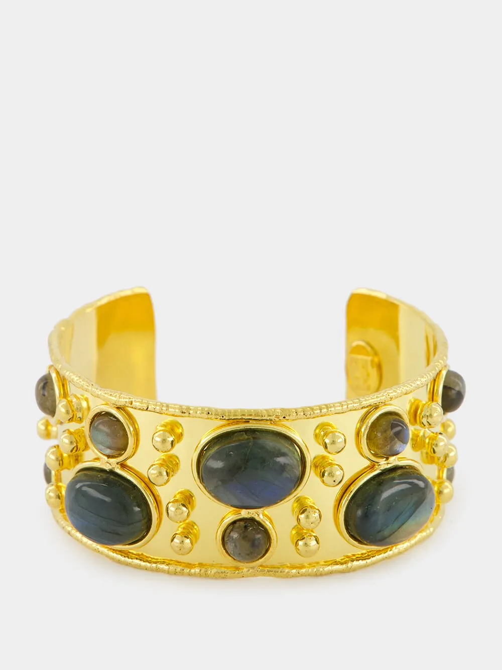 Byzantine Labradorite Cuff sold by Fashion Clinic