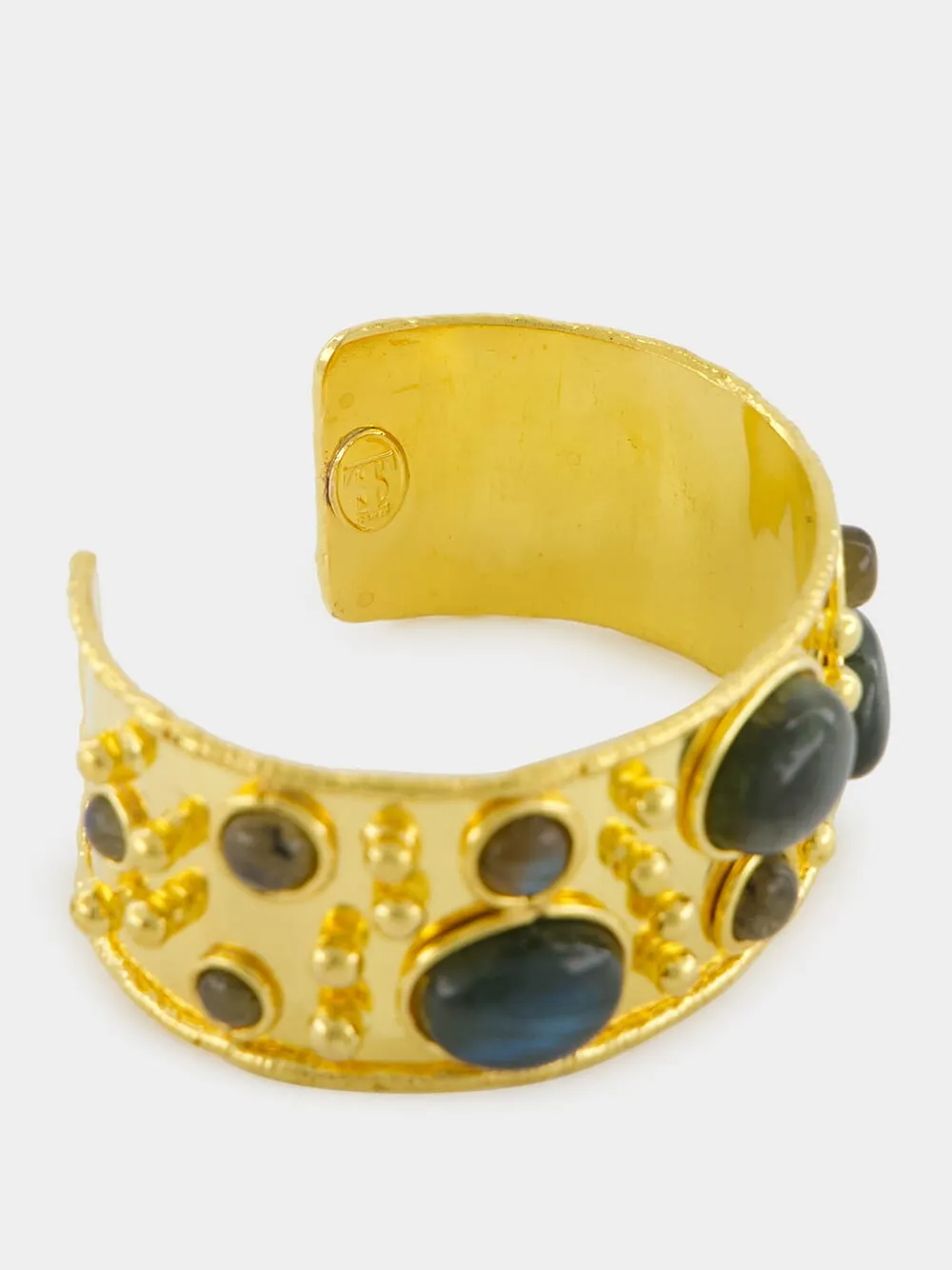 Byzantine Labradorite Cuff sold by Fashion Clinic product image thumbnail 4