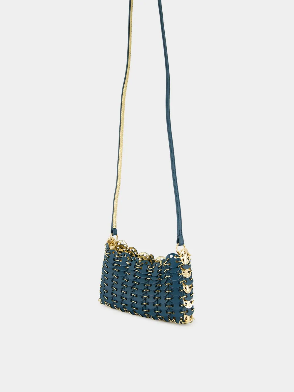 Teal 1969 Reversible Nano Flip Bag sold by Fashion Clinic product image thumbnail 5