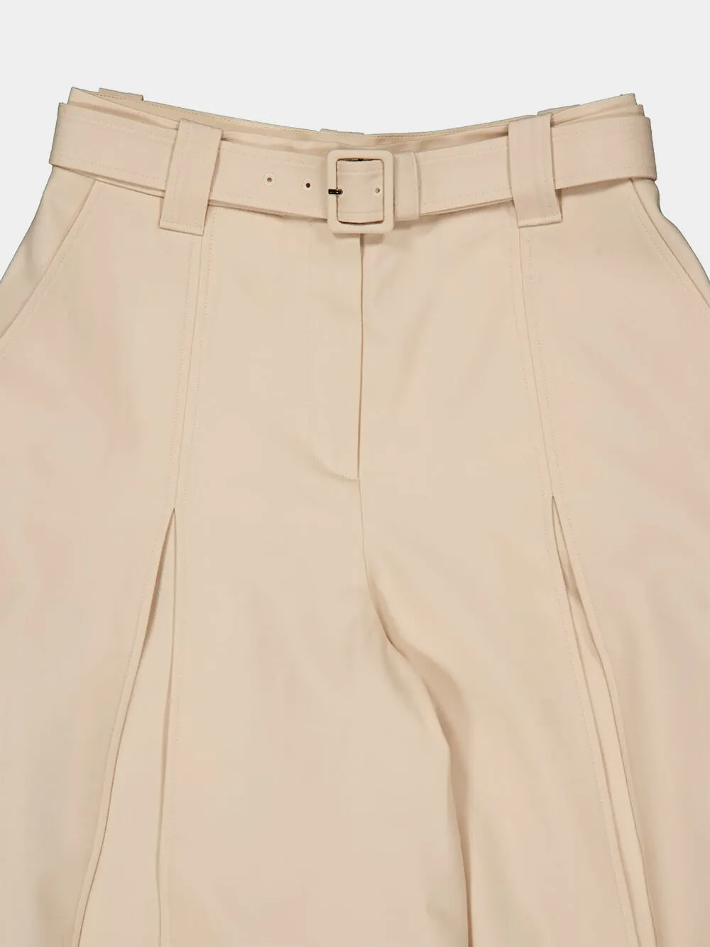 Cream Hypnotic Wool Culottes sold by Fashion Clinic product image thumbnail 5