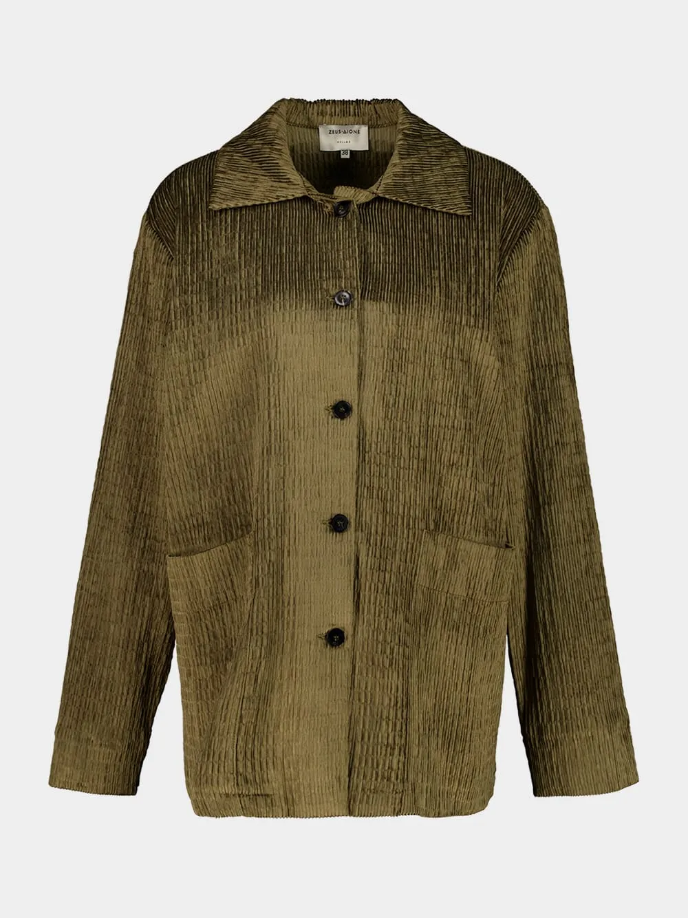 Olive Corduroy Synthesis Jacket sold by Fashion Clinic