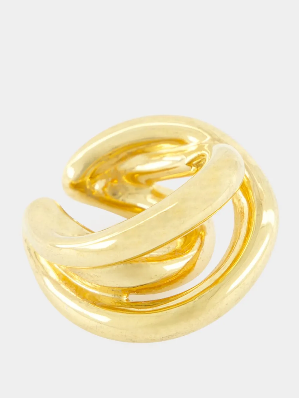 Gold Triptych Ear Cuff sold by Fashion Clinic product image thumbnail 4