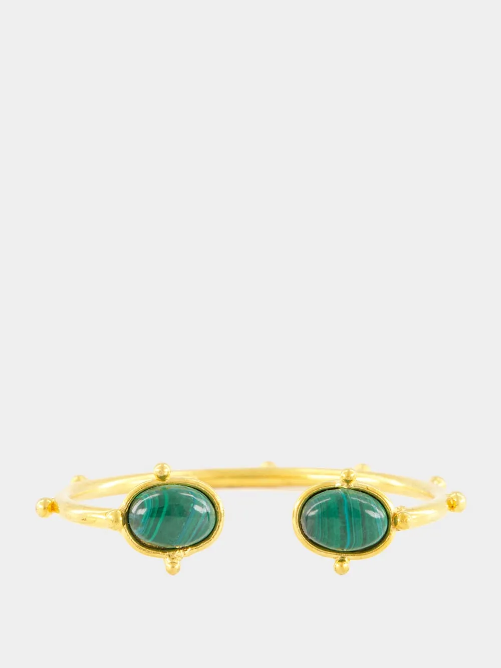 Gold Holis Malachite Bracelet sold by Fashion Clinic
