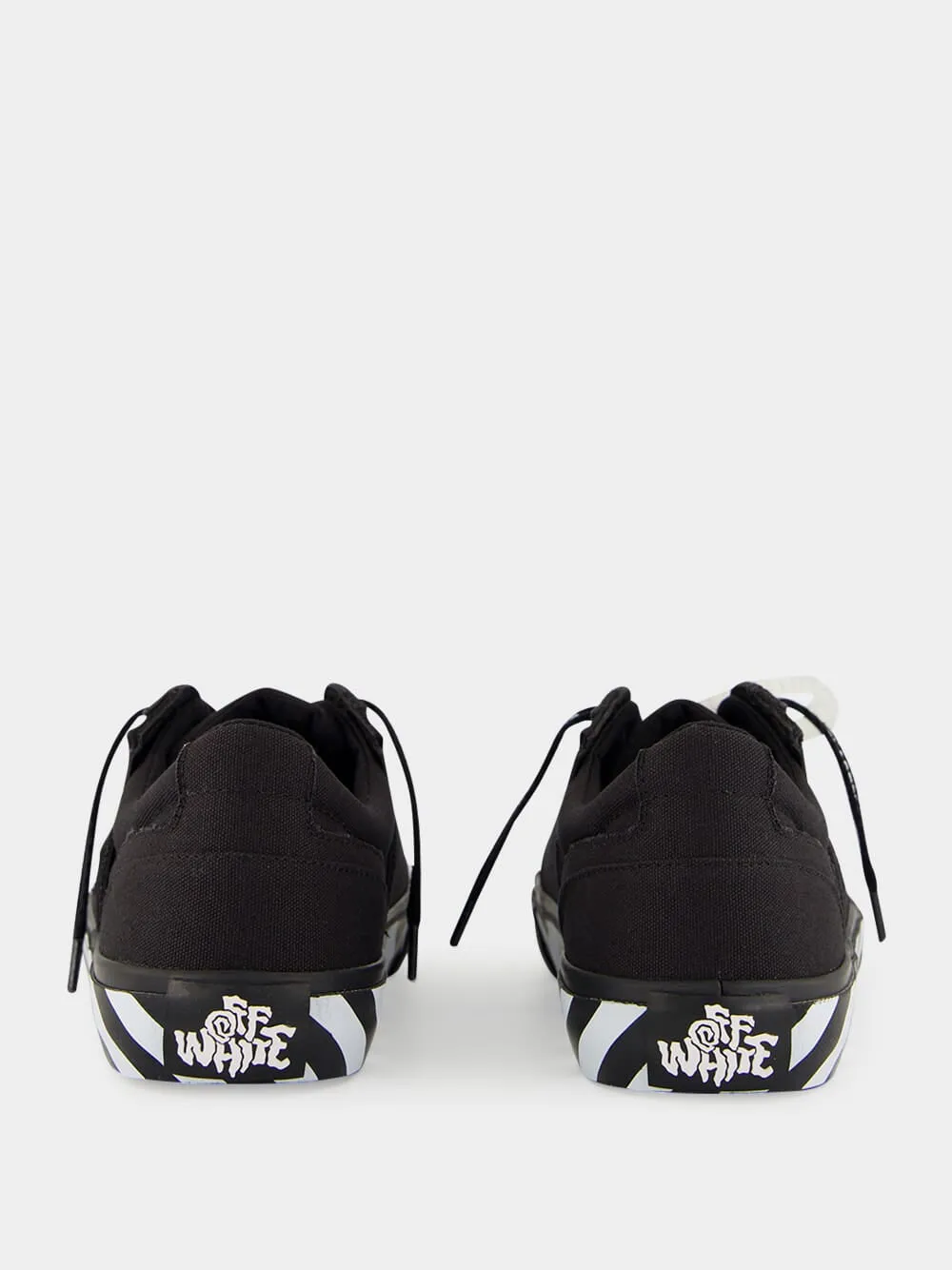 Black Vulcanized Low-Top Sneakers sold by Fashion Clinic product image thumbnail 5