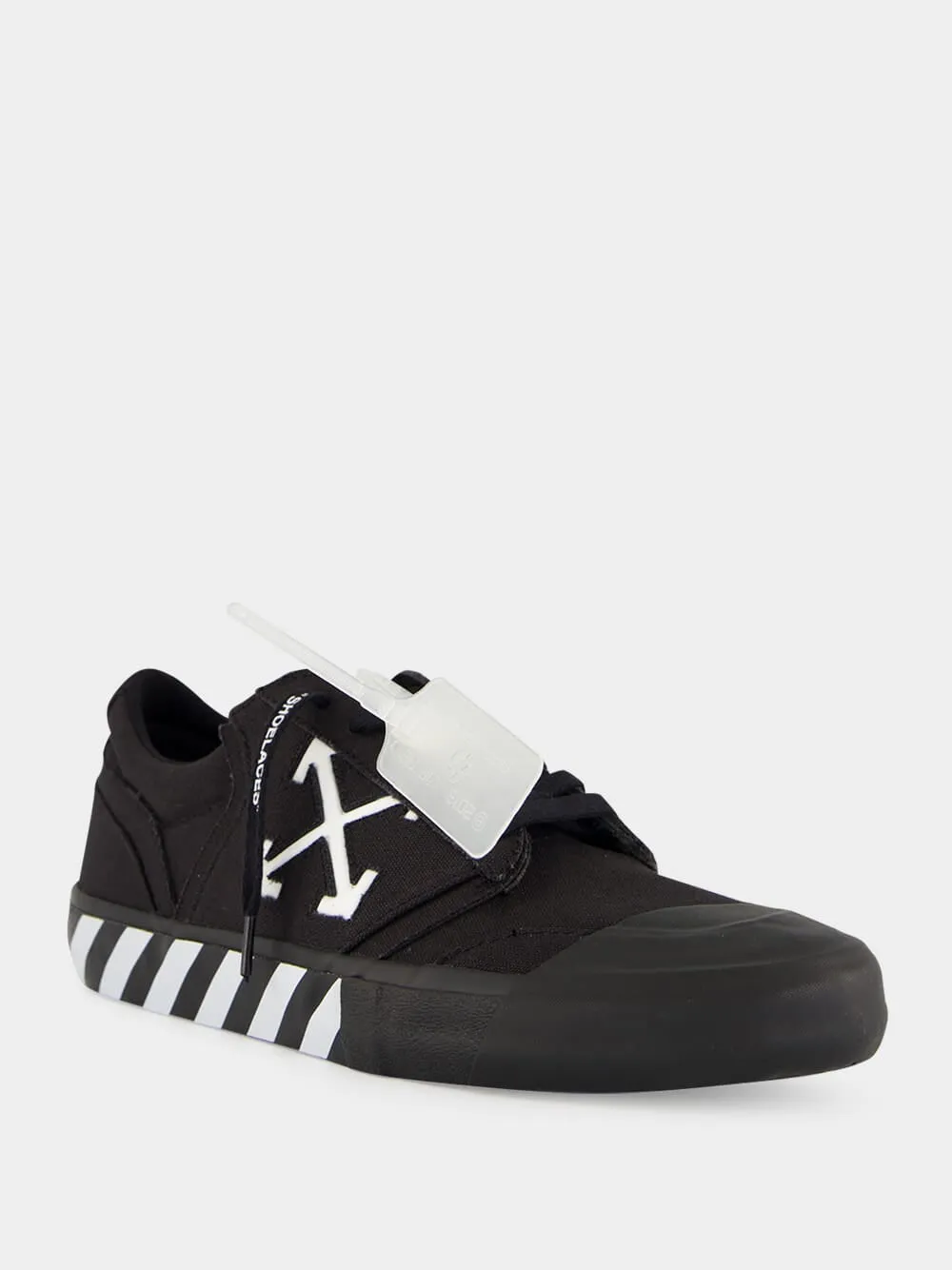 Black Vulcanized Low-Top Sneakers sold by Fashion Clinic product image thumbnail 2