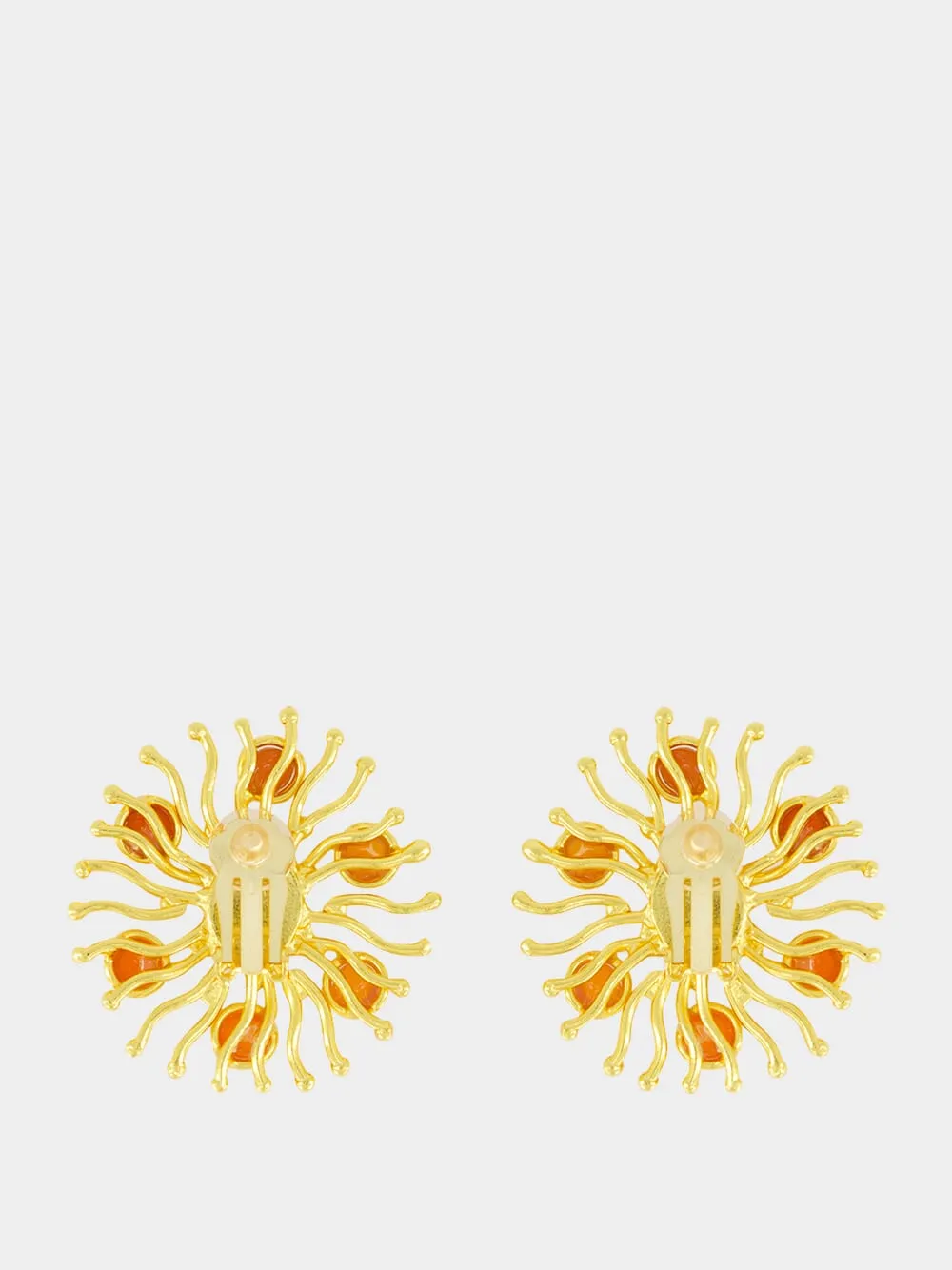 Sunshine Earrings with Carnelian Stones sold by Fashion Clinic product image thumbnail 2