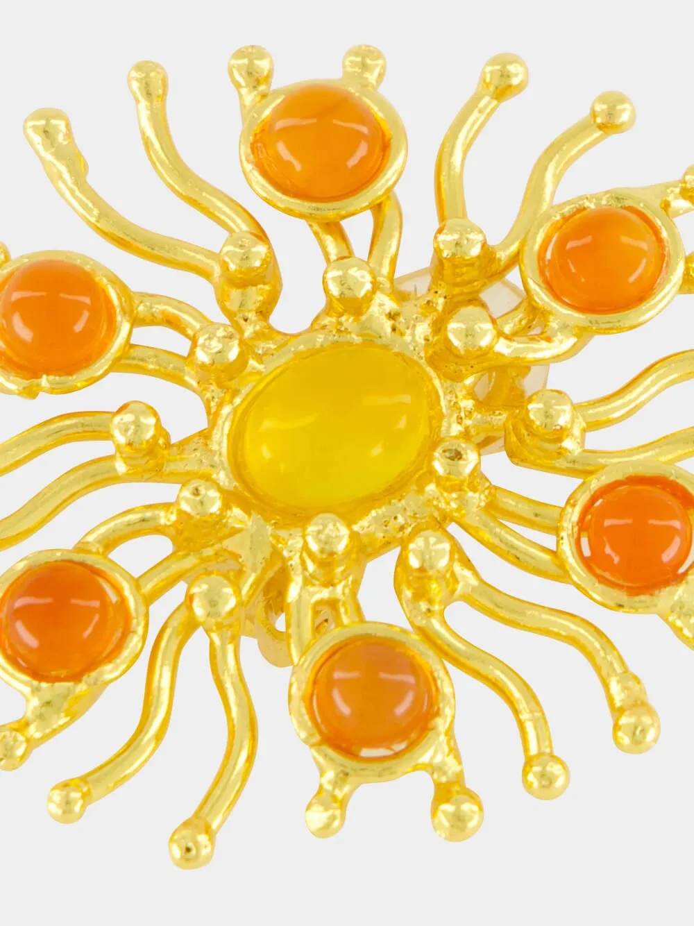 Sunshine Earrings with Carnelian Stones sold by Fashion Clinic product image thumbnail 3
