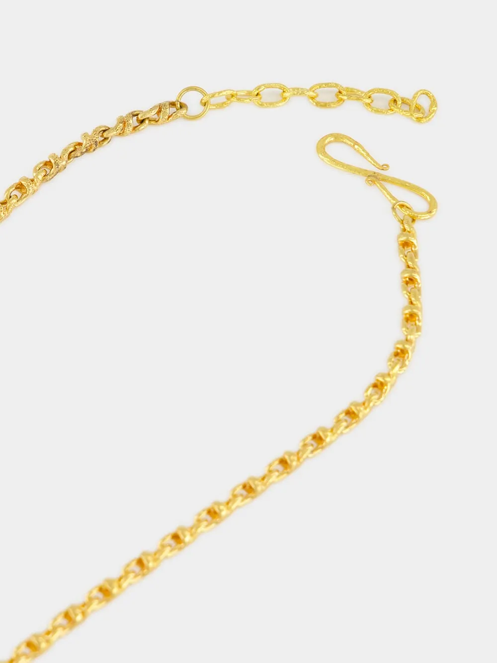 Gold Labradorite Pendant Necklace sold by Fashion Clinic product image thumbnail 3