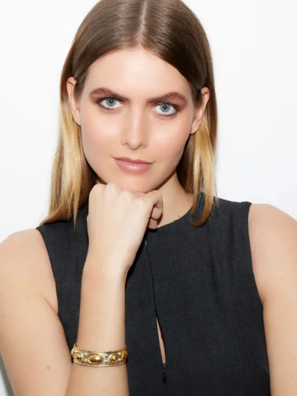 Byzantin Gold and Silver Bracelet sold by Fashion Clinic